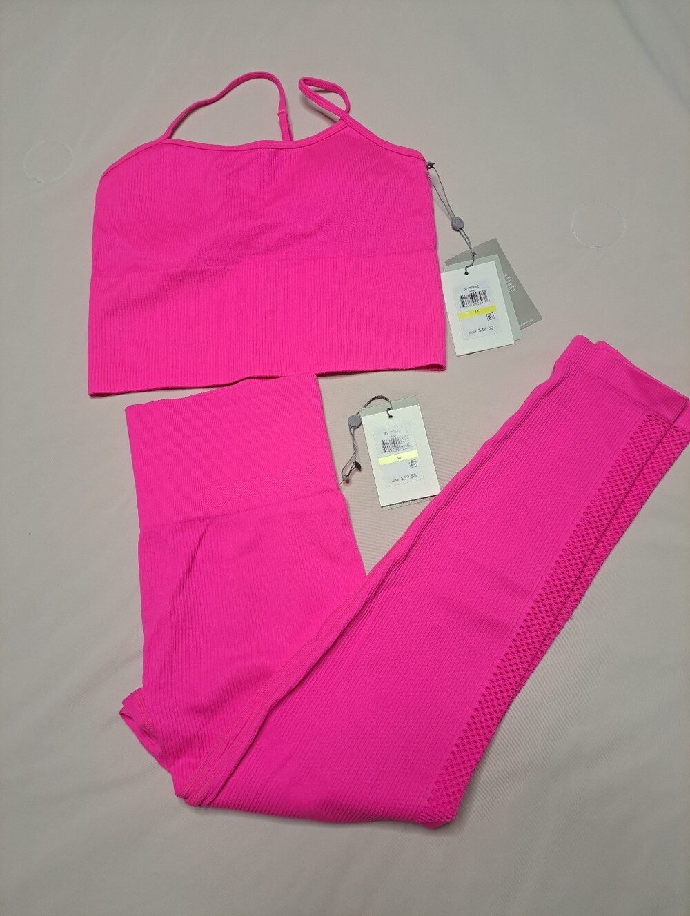 DKNY Sports Ribbed Leggings & Tank Set